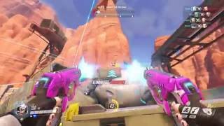 Intense Tracer vs. Hanzo 1v1 battle on Route 66