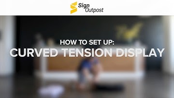Setup Demo: Curved Tension Backdrop Display
