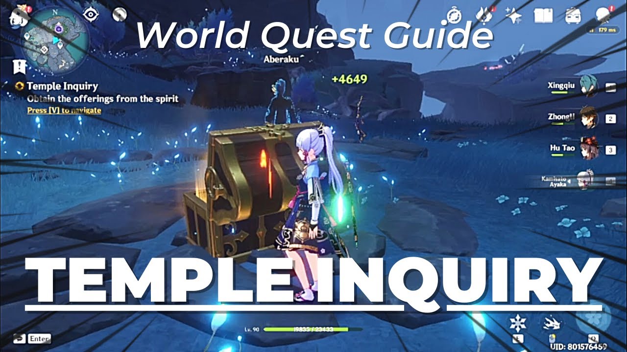 Temple File For Inquiry Temple Inquiry | World Quest Guide - Genshin Impact - YouTube