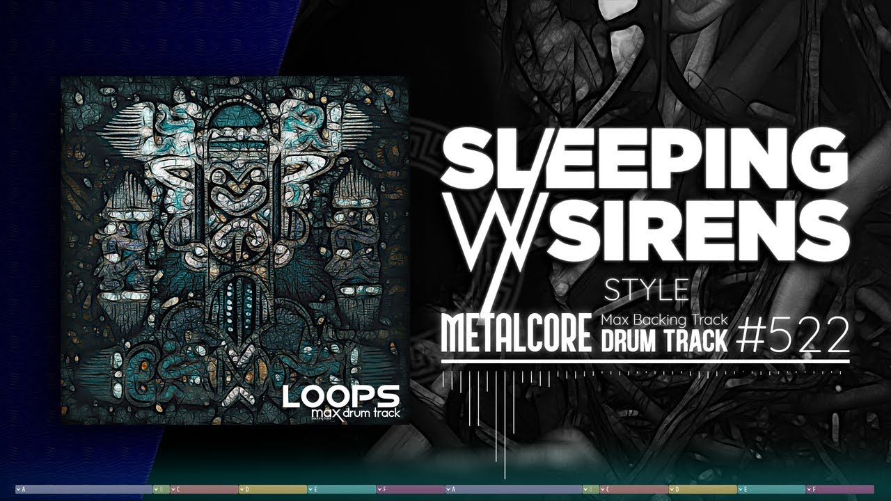 Metalcore Drum Track / Sleeping With Sirens Style / 155 bpm