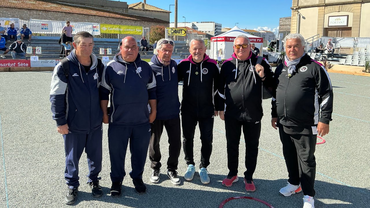 Miniature : Sète National Pètanque 2026 Veterans Anglade/Messina/Mercier vs Fouque/Julia/Maraval #petanque2026