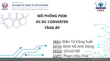 Mạch tăng áp DC-DC Boost Converter | Mô phỏng PSIM