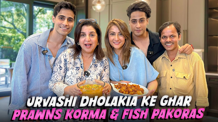 Urvashi Dholakia Ka Home Tour, Famous Recipe Aur Dilip Ke Saath Komolika Ki Acting! @FarahKhanK