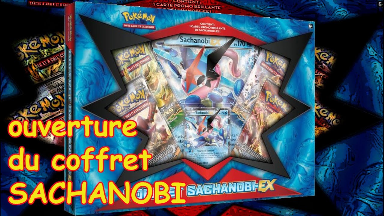 Ouverture du coffret Sachanobi pokemon