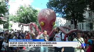 Pulpo Gigante En Las Calles De Bilbao - Aste Nagusia Pulpo Gigante En Las Calles De Bilbao - Aste Nagusia