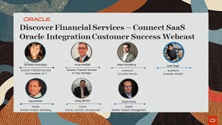 Oracle Integration Customer Success with Discover Financial Services and Accenture