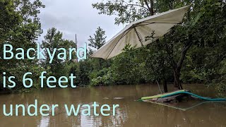 Backyard Is Now A River Flash Flood