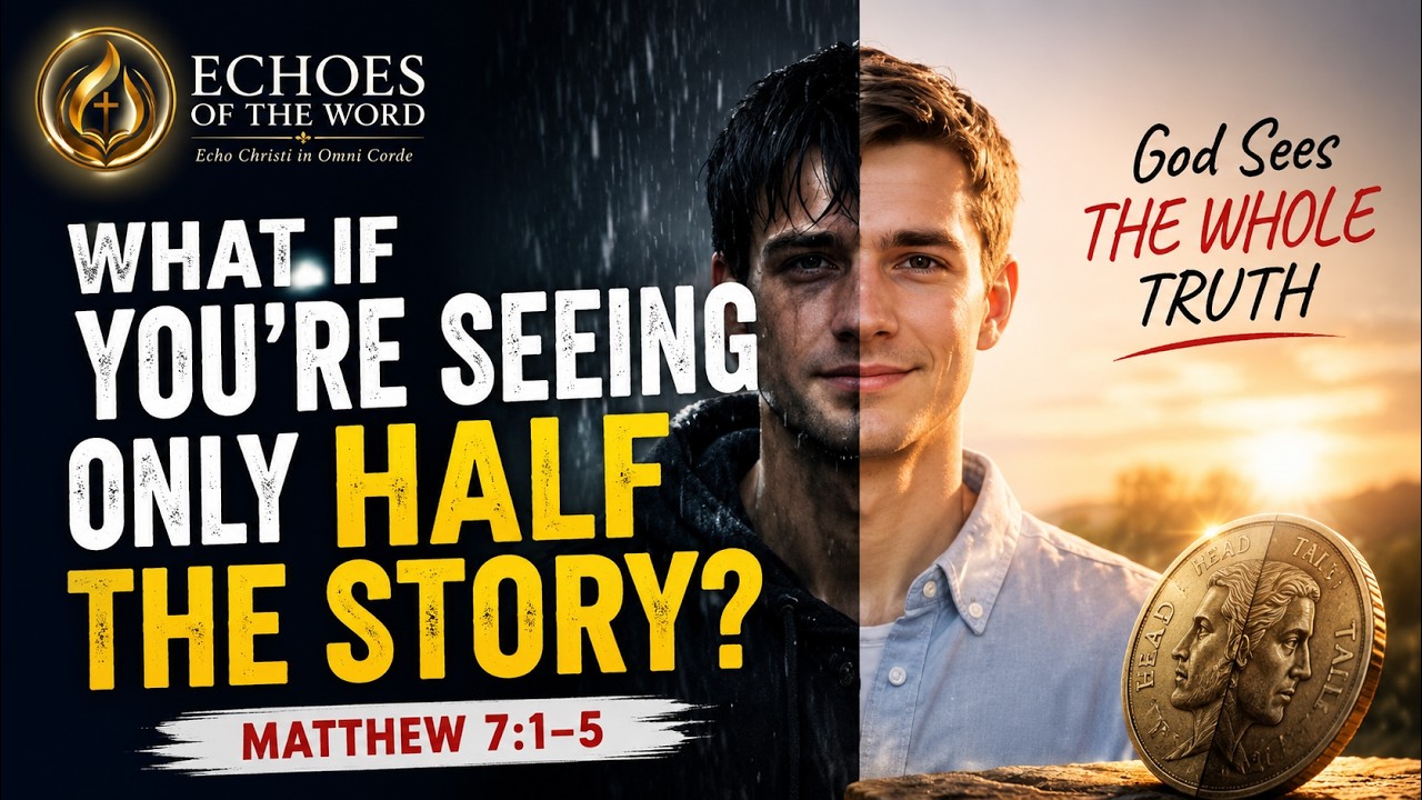 What If You're Seeing Only Half the Story? | Matthew 7:1–5/CATHOLIC HOMILY/22 JUNE 2026