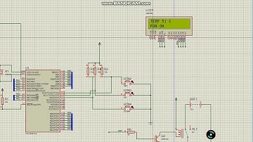 PIC16F877A giao tiếp Thersistor gửi nhiệt độ lên LCD đồng thời điều khiển quạt theo nhiệt độ