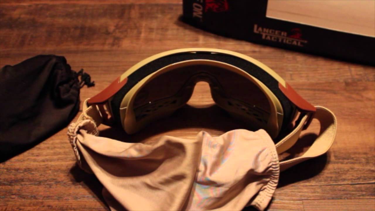 Lancer Tactical goggles/ unboxing