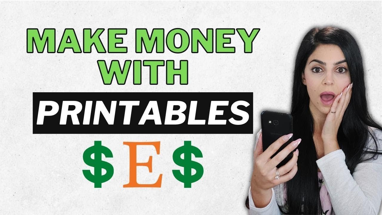 How to Make Money Selling PRINTABLES on Etsy - YouTube