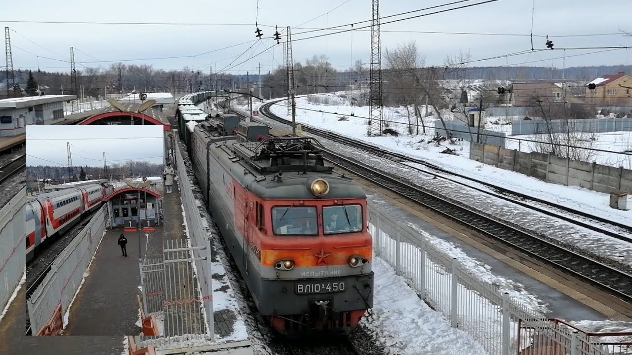 Fully loaded freight train with electric VL10u YouTube