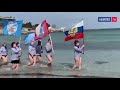 Севастопольские моржи стали участниками эстафеты, посвящённой Русской весне