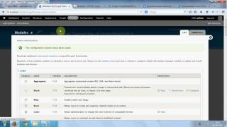 Admin Menu Module