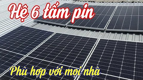 Hệ nhỏ 6 tấm 445w và biến tần EVO 6200w, không cần ắc quy vẫn chạy được. Sau này nâng cấp ắc quy sau
