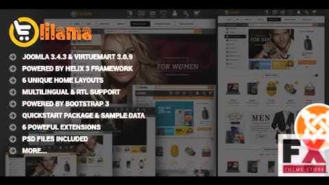 Preview Lilama - Mega Shop Responsive VirtueMart Template TF