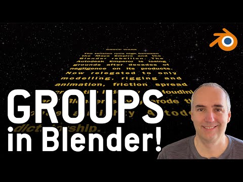 Grouping in Blender!