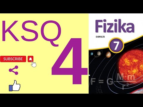 Fizika 7 KSQ 4 cavablar+izahlar #fizika #ksq #izah #cavab