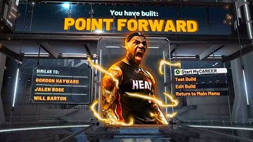BEST SPEEDBOOSTING POINT FORWARD BUILD IN NBA 2K20! MOST OVERPOWERED POINT FORWARD BUILD!