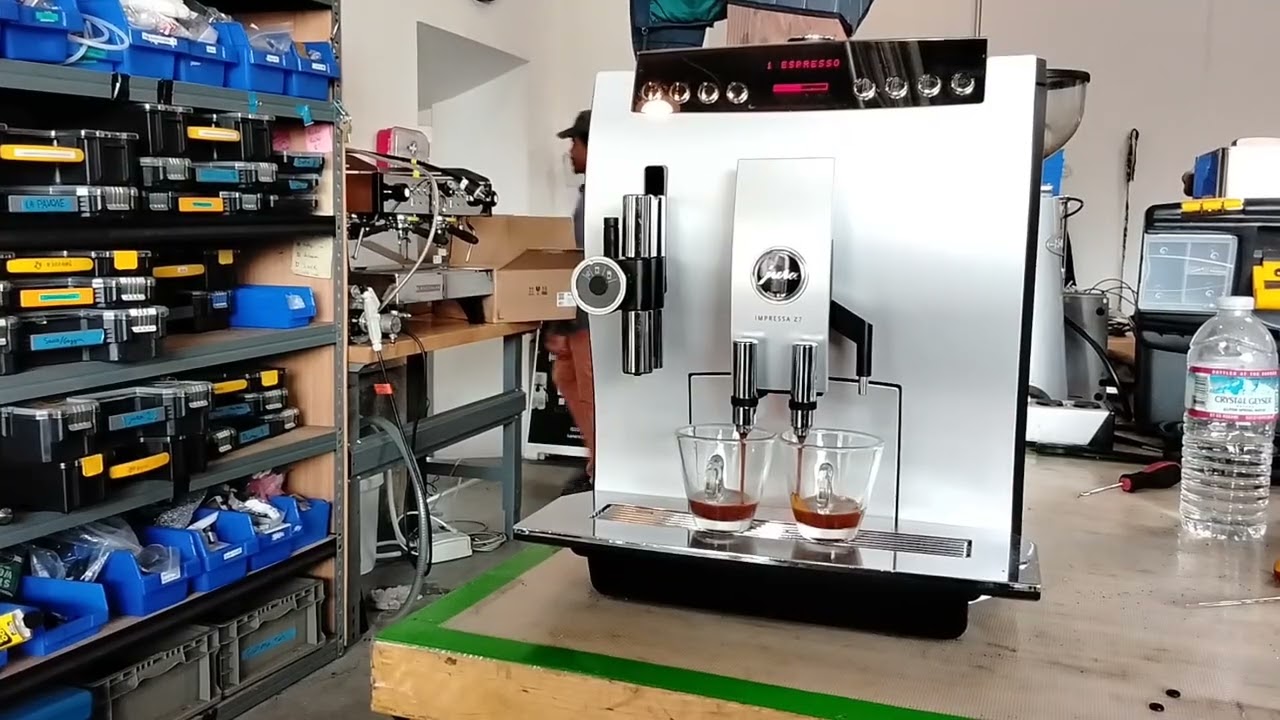 Jura Z7test after tun Full Service & Inspection | Kanen Coffee