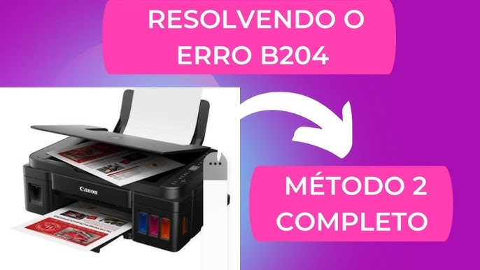 LISTA DE CÓDIGO DE ERROS DO SOFTWARE RESET PARA CANON (EX: 002