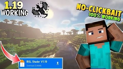 FINALLY RELEASED! 🥰 || BSL SHADER FOR Minecraft PE 1.19 || REAL BSL IN MCPE