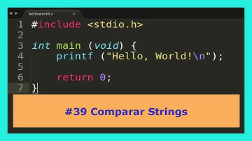 Tutorial de C #39 - Comparar Strings