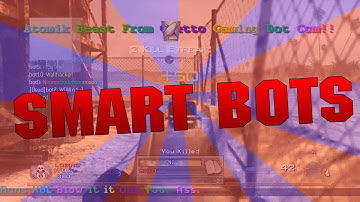 Old School Mods: MW2 TU6 Smart Bots Mod Menu | +Download