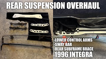 Rear suspension overhaul for the Integra