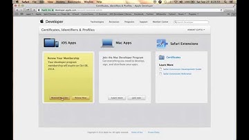 Creating iOS certificates