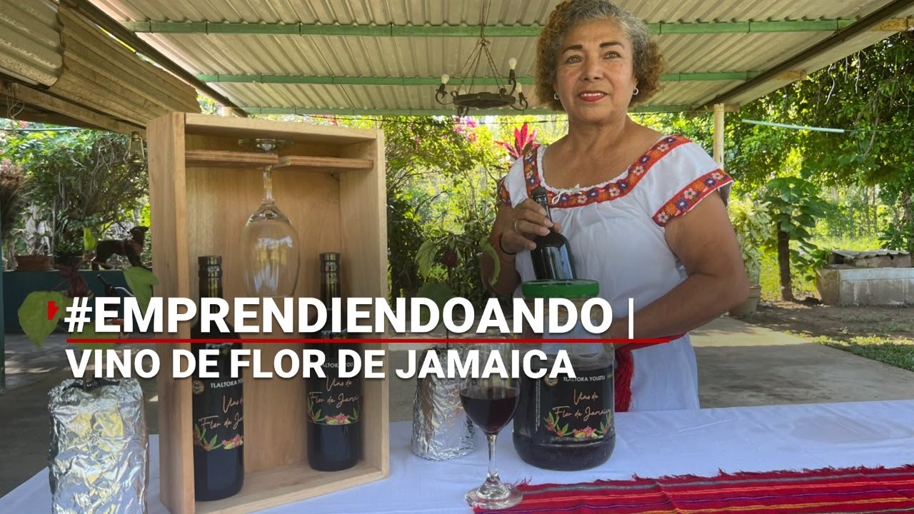 #EmprendiendoAndo | El vino de flor de Jamaica; una delicia de Tabasco 🍷🌺