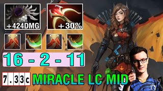 Miracle Back To Mid [Legion Commander] Crazy Fountain Rape +600 Damage Dota2 7.33C