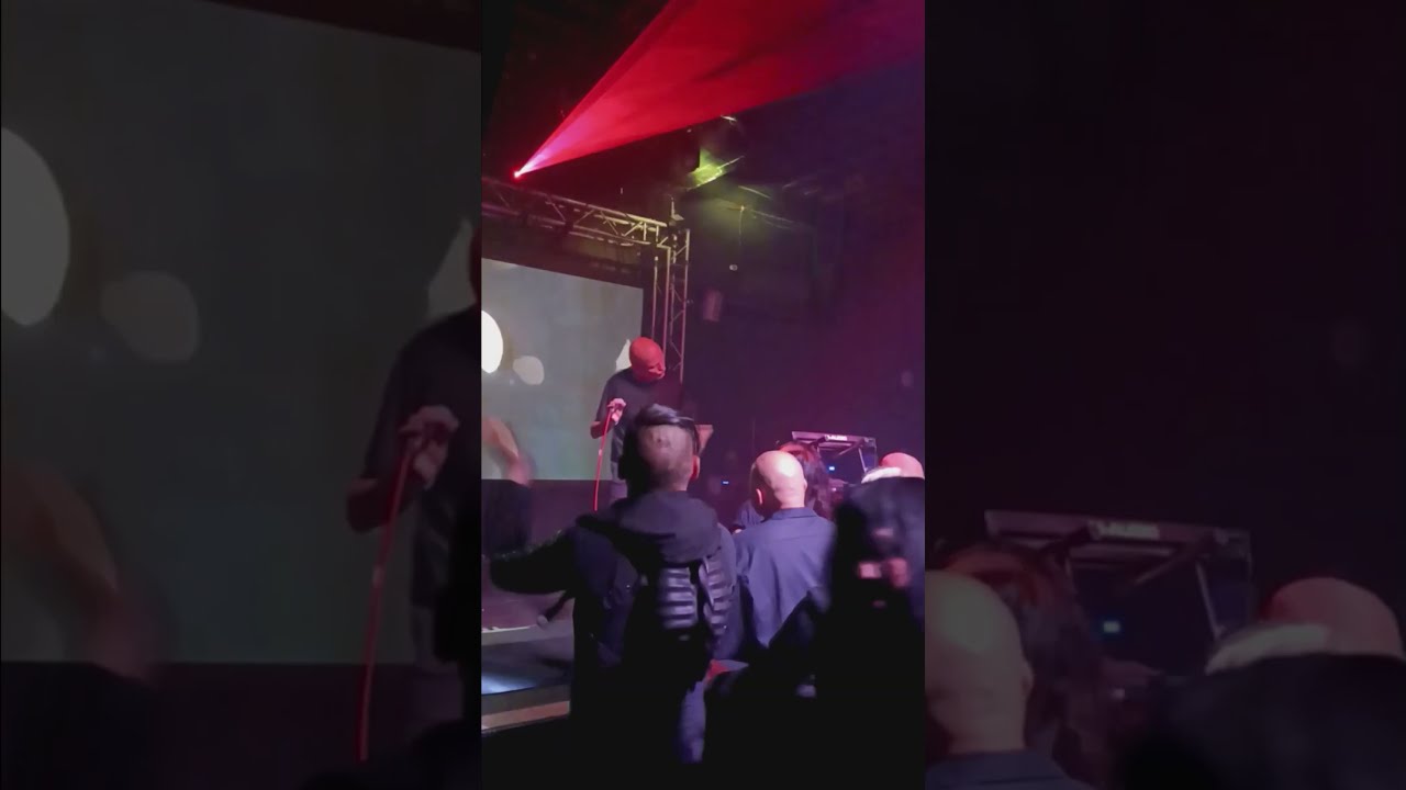 Leather Strip Rocking Das Bunker In Los Angeles Ebm Industrial Shorts Live Music Dance