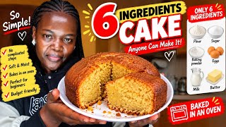 🍰🔥 STOP SCROLLING! You only need 6 ingredients to make THIS cake! 😍No expensive ingredients 😀