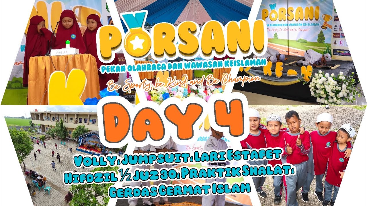 LOMBA VOLLY, JUMPSUIT, ESTAFET, HIFDZIL, PRAKTIK SHALAT, DAN CERDAS CERMAT | PORSANI V 2025 