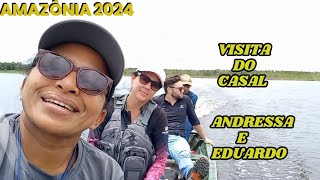 VISITA DO CASAL ANDRESSA E EDUARDO