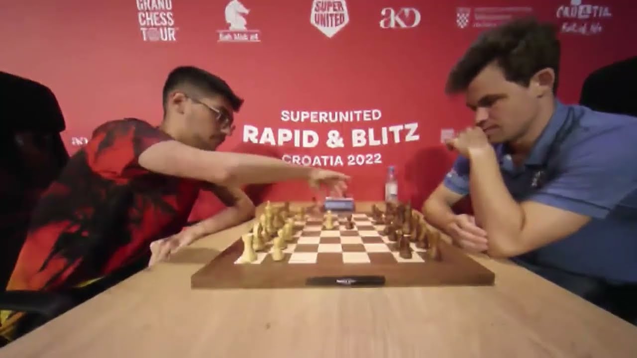 Alireza Firouzja VS Magnus Carlsen , Grand FAINAL Round 4 , #trending  #chess ♟ 