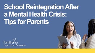 Famous Creating a School Re-Entry Plan After a Mental Health Crisis Profile