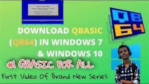 #1 QBASIC FOR BEGINNERS IN NEPALI | Introduction & Installing QBASIC 🔥