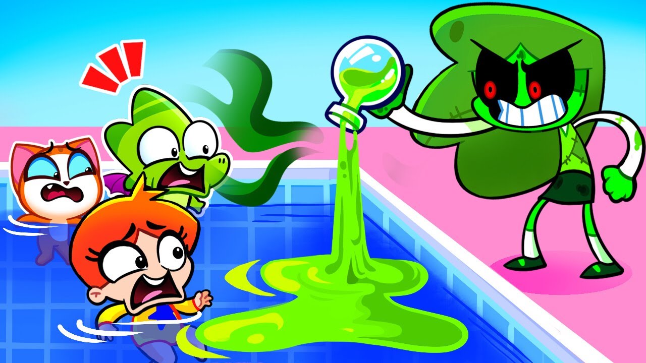 ¿¡Viv y Denny son ZOMBIS?! 😱 ¿Dónde está el baño zombi de Viv? 🚽| Dibujos animados para niños