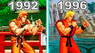 Art Of Fighting Game Evolution 1992 - 1996
