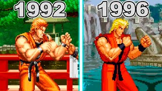 Art of Fighting Game Evolution (1992 - 1996)