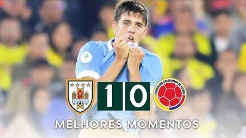 URUGUAI 1 X 0 COLÔMBIA (GOLS MELHORES MOMENTOS SUL AMÉRICA