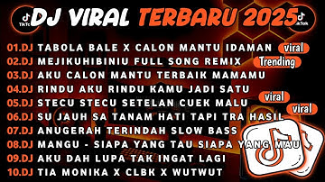 DJ TIKTOK TERBARU 2025||DJ TABOLA BALE X CALON MANTU IDAMAN🎵DJ MEJIKUHIBINIU FULL REMIX SONG FULL