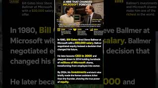💰 How Steve Ballmer’s Equity Deal Made Him Richer Than Bill Gates