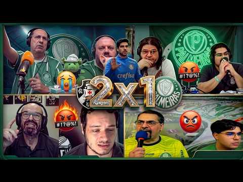 VASCO 2x1 PALMEIRAS – REAGINDO À TORCIDA DO PALMEIRAS