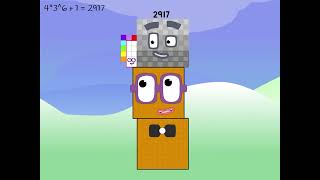 NumberBlocks A199108 Sequence Band