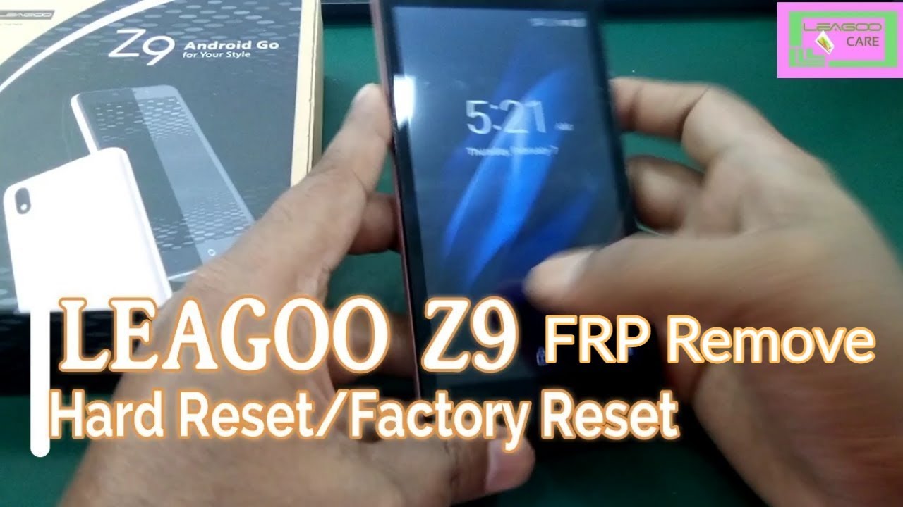 LEAGOO Z9 Hard reset/factory reset and remove frp with gmail 