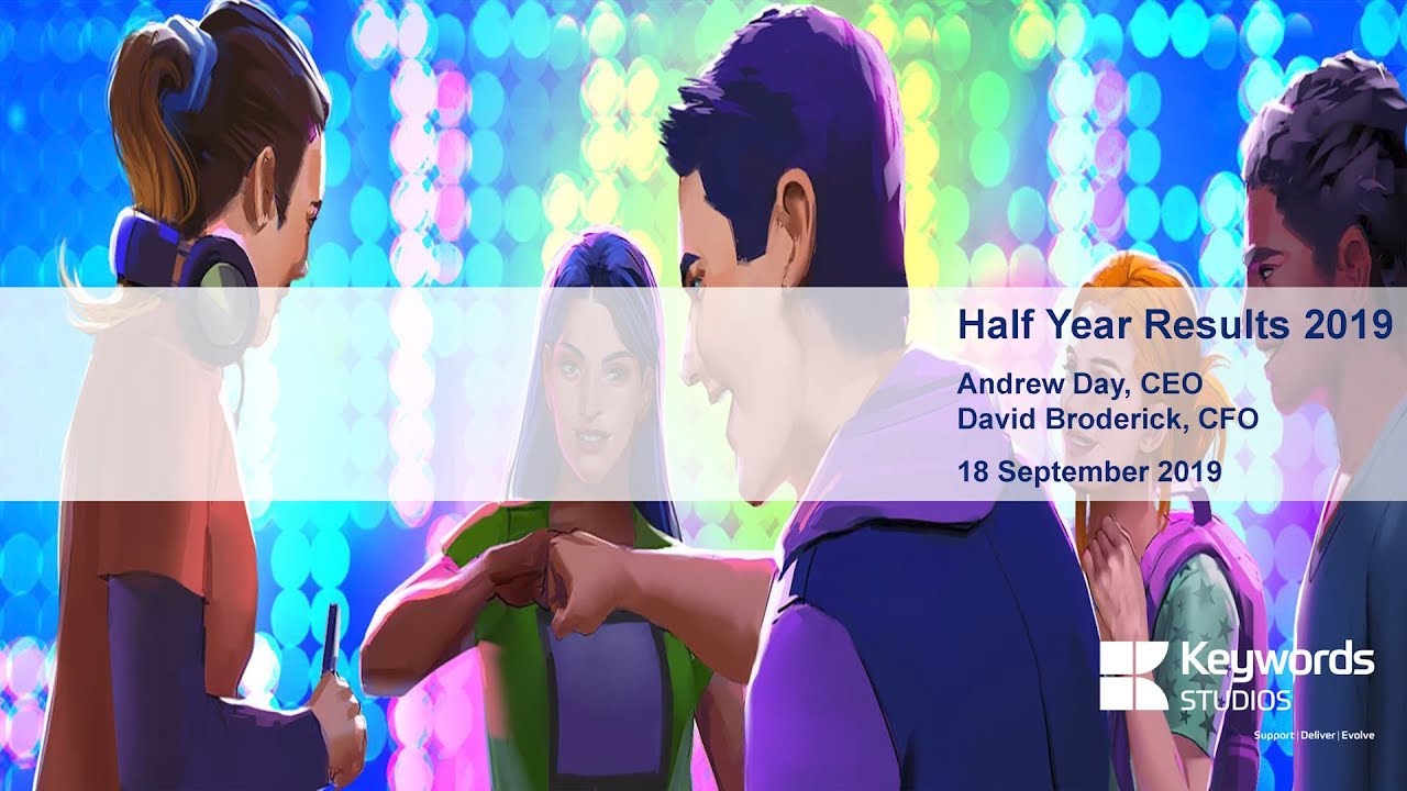 Keywords Studios (KWS) H1 2019 results presentation