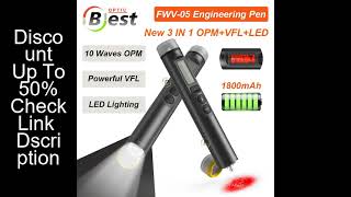 OFW FWV-05 3 in 1 OPM Rechargeable Optical Power Meter 10 Wavelengths -50~30dBm with Visual Fault Lo